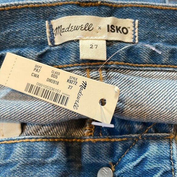 Madewell X ISKO Patchwork Rigid Flare Jeans 27 - Picture 5 of 9